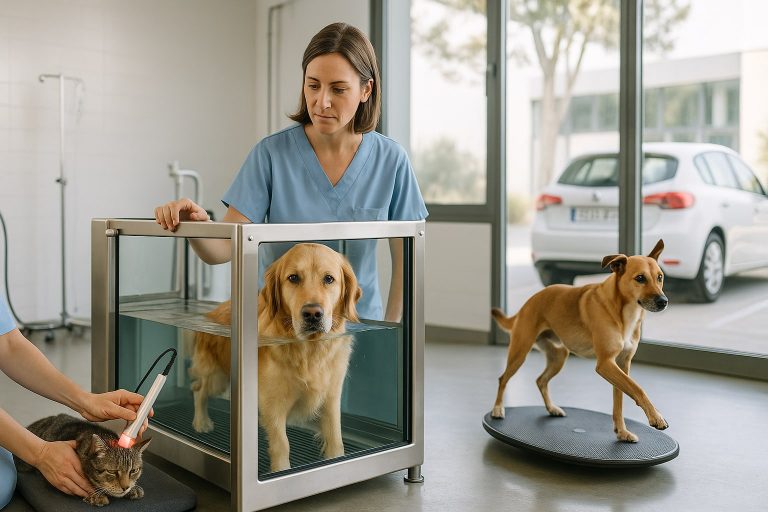 Top 6 seguros de mascotas con cobertura de fisioterapia y rehabilitación incluida sin coste adicional