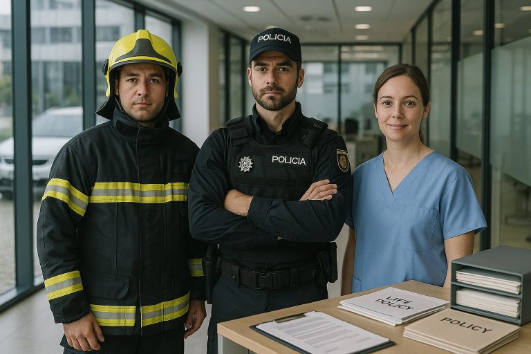 Los 6 mejores seguros de vida para profesiones de riesgo (bomberos, policía y sanitarios) con capital desde 100.000 € Los 6 mejores seguros de vida para profesiones de riesgo (bomberos, policía y sanitarios) con capital desde 10